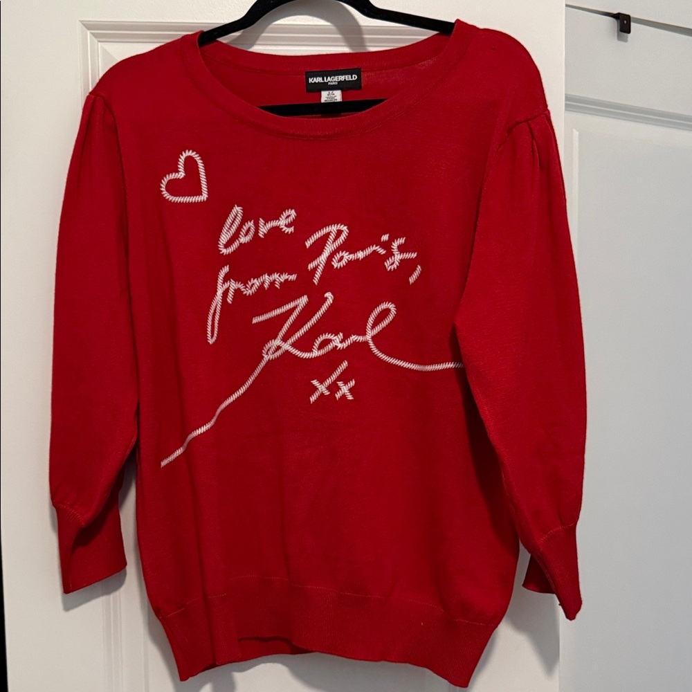 Karl Lagerfeld Signature Sweater